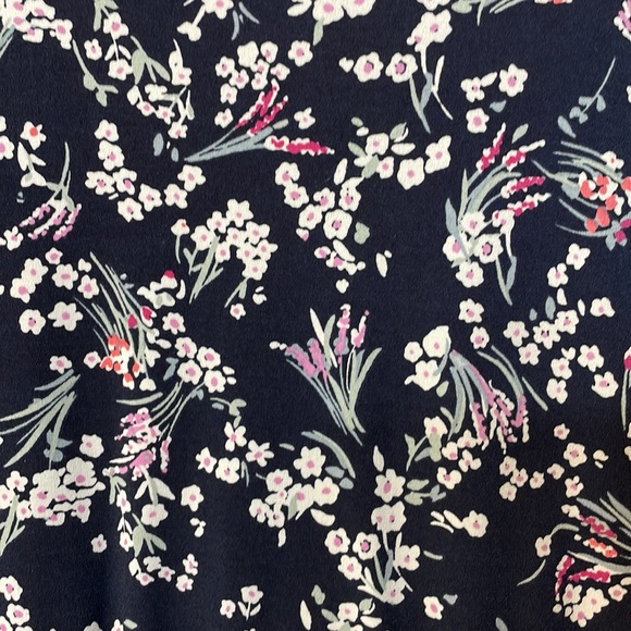 LANE BRYANT NWOT Womens Size 14/16 Floral Printed Crossover Blouse Top Blue Pink - Picture 10 of 12